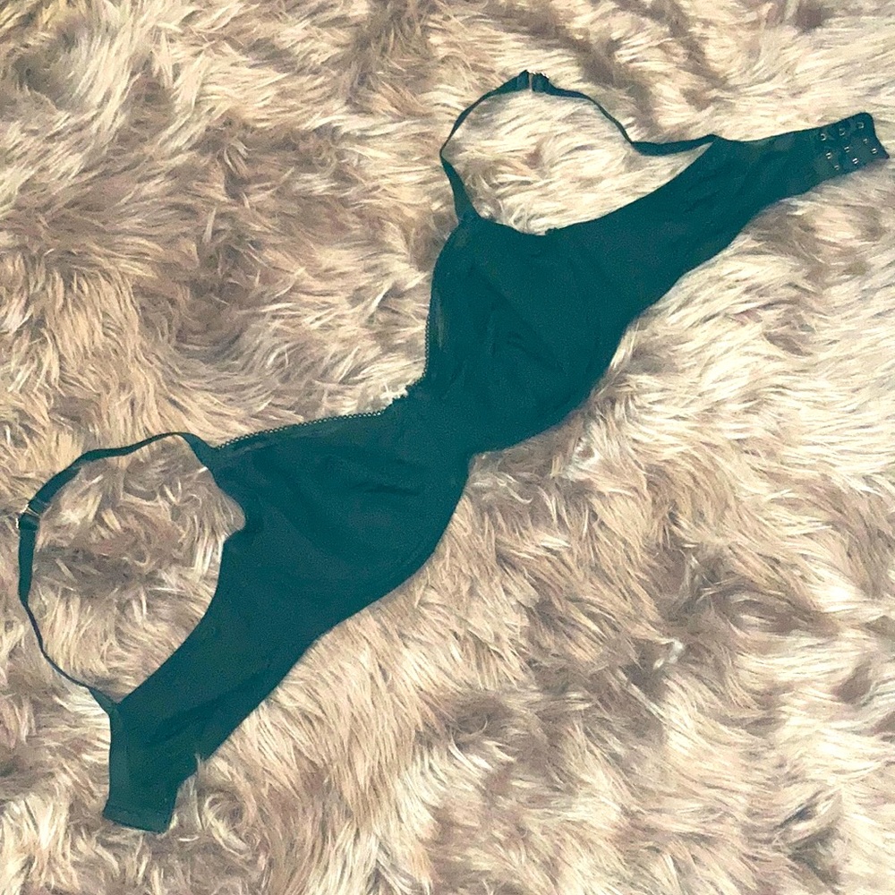 Unlined black bra by Savage X Fenty